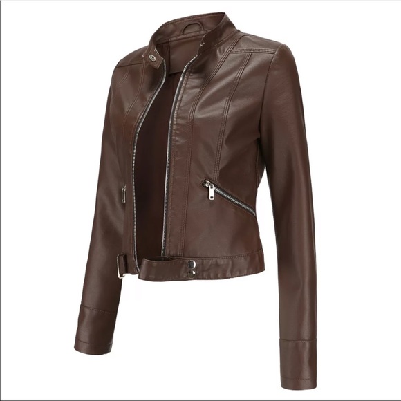 Jackets & Blazers - 🎉New Fall Fashion Motto Biker PU Leather Jacket